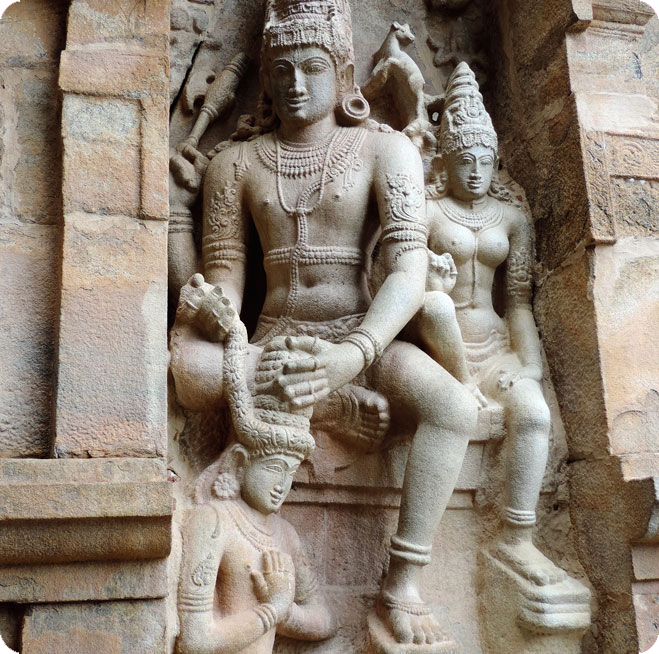 Sculpture in Thanjavur Temple
